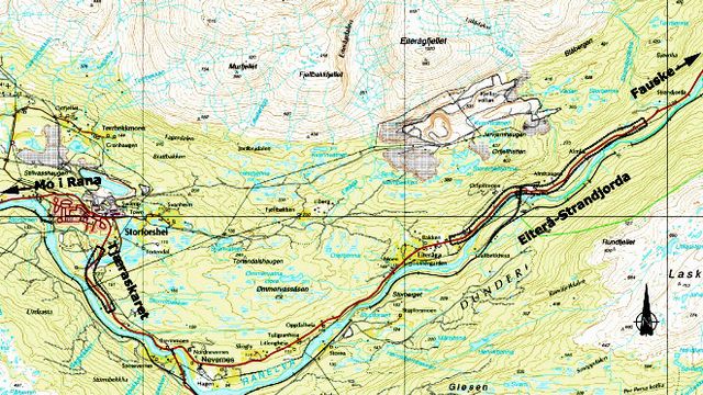 M3 Anlegg utbedrer E 6 i Dunderlandsdalen