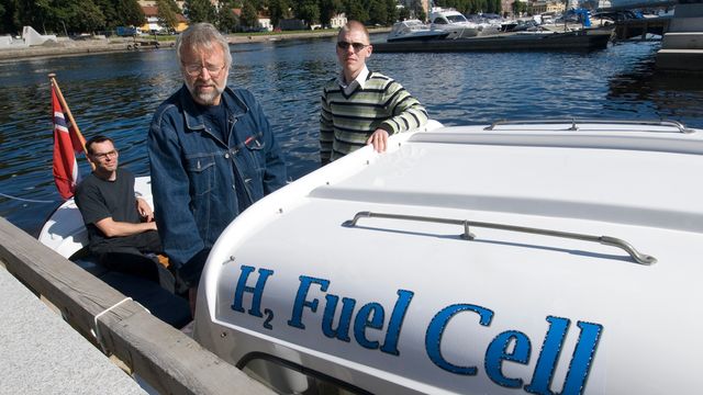 Kjører båten på hydrogen