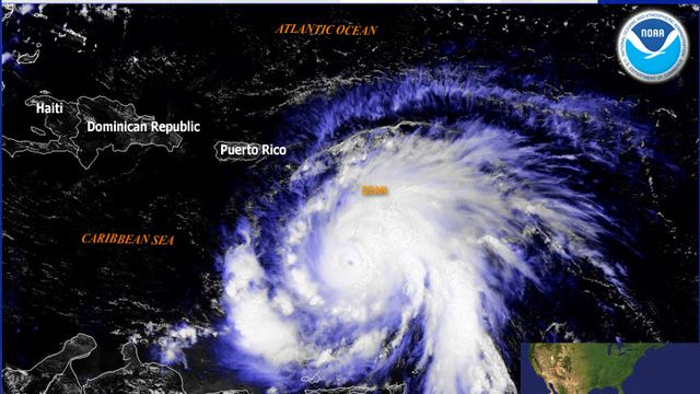 Orkanen Dean nærmer seg Jamaica