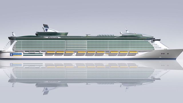 Kjølstrekk for verdens største cruiseskip