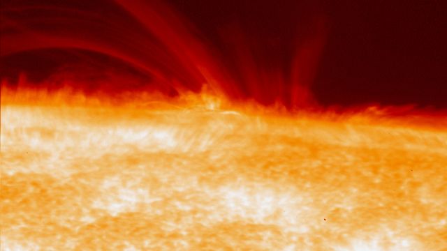 Spektakulære bilder av sola