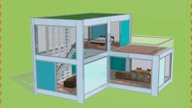 Fleksible hus i aluminium