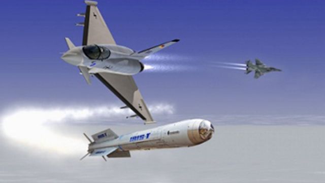 F16-missil blinker ut fiendefly