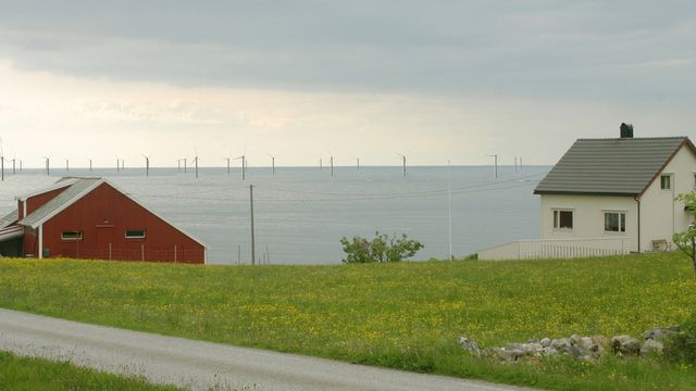 Størst på vindkraft til sjøs