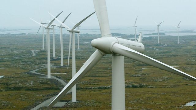 Rekordmange vindmøller bygget i fjor