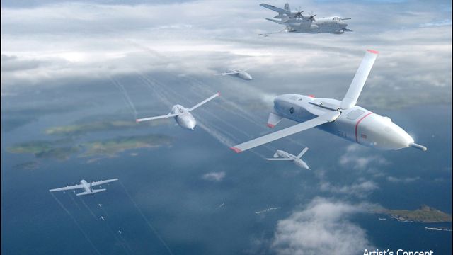 Transportflyet skal sende ut en sverm droner - og fange dem inn igjen i lufta