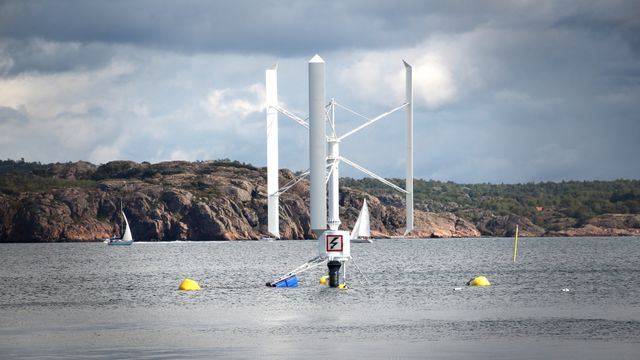 Denne svenske, flytende vindmøllen skal konkurrere med norske Hywind