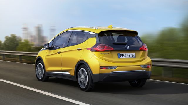 Opel Ampera-e får en rekkevidde på godt over 300 kilometer
