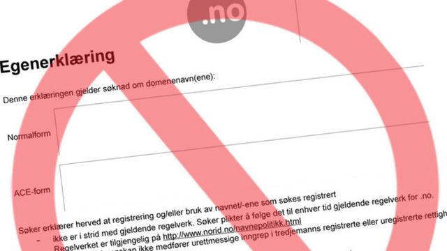 Norid kutter ut papir