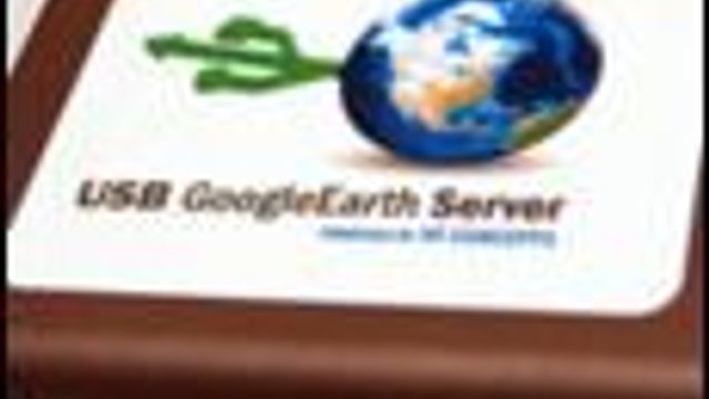 Putt en Google Earth-server i ryggsekken