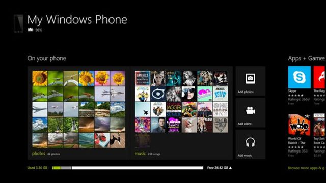 Del filer mellom nye Windows-enheter