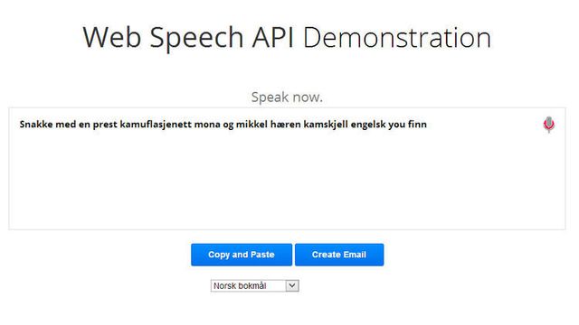 Snart kan du snakke til Chrome