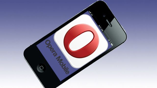 Åpner for Opera Mobile på iOS