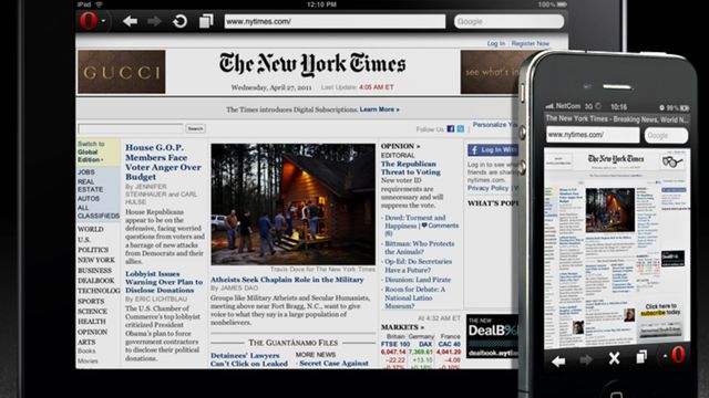 Opera Mini 6 er klar for iOS