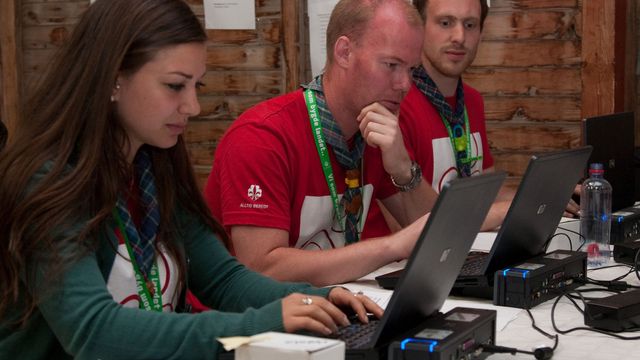 Resirkulerte pc-er på speidernes landsleir