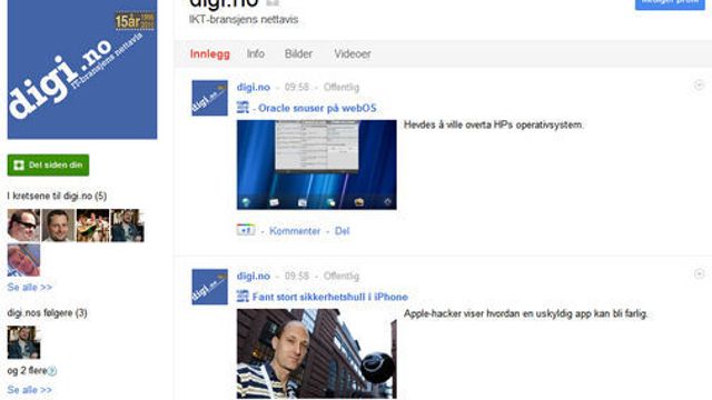 Klager på mangler i de nye Google+-sidene