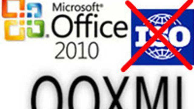 Office 2010 uten full OOXML-støtte