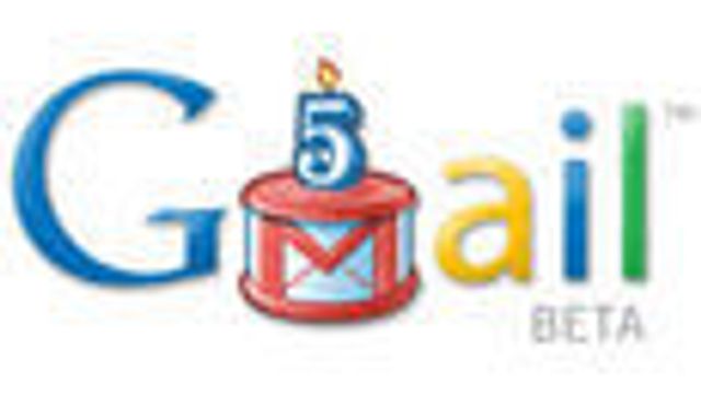Gmail fylte fem, stadig i beta