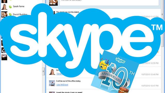 Skype er ti år