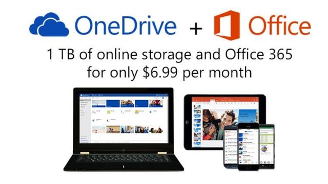 OneDrive blir billigere og større