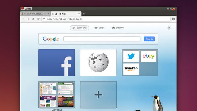 Opera glemte likevel ikke Linux