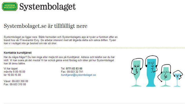 Store nettsteder slått ut