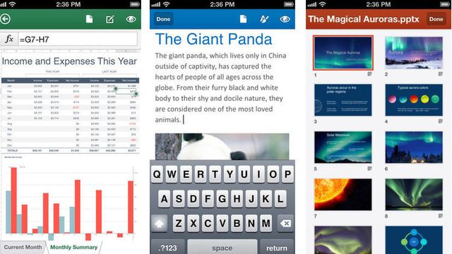 Microsoft Office er klar for iPhone