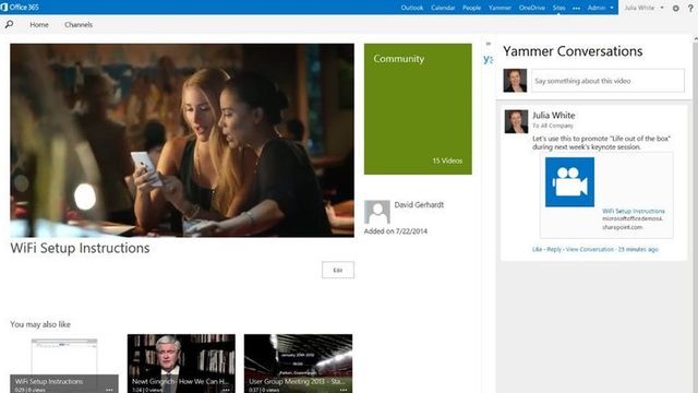 Office 365 får videotjeneste