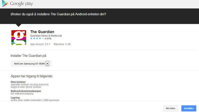 – Mange takker ja til nettsted-apper