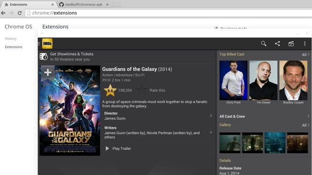 Få flere Android-apper til Chrome OS