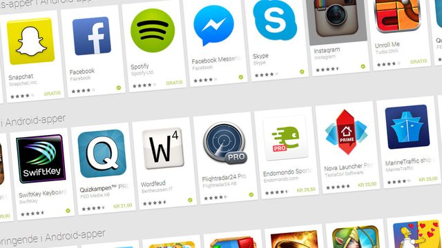 – Flest utvikler for Android