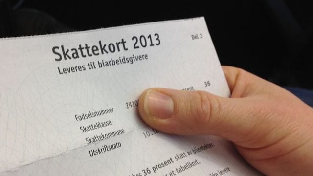 Nå forsvinner skattekortet