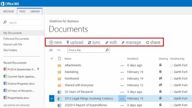 OneDrive klar for «business»