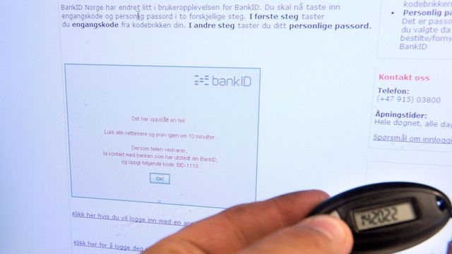 Hver femte bruker bare nettbank