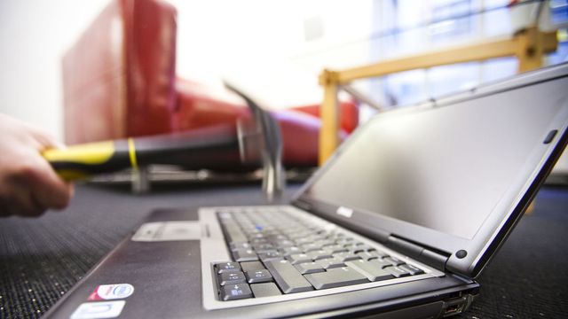 e-tjeneste knuste harddisker