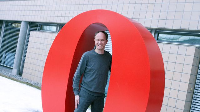 Her er Opera med WebKit