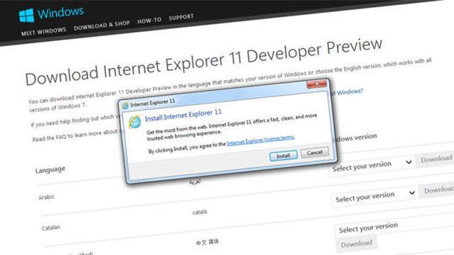 Last ned IE11