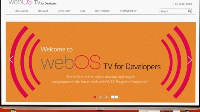 LG med utviklerverktøy for webOS
