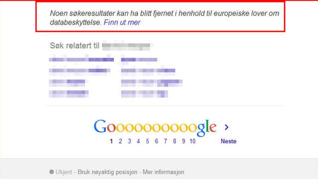 70.000 har bedt om «å bli glemt»