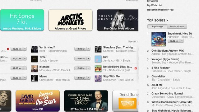 Musikkstrømming knuser nedlastning