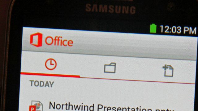 Microsoft Office klar for Android