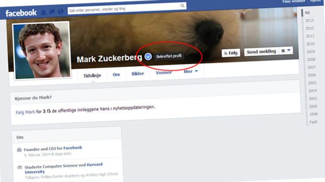 Facebook vil «bekrefte» kontoer