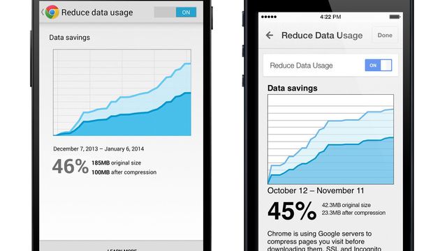 Komprimerer datatrafikken