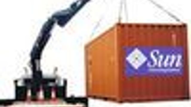 Tilbyr datasentral i en kontainer