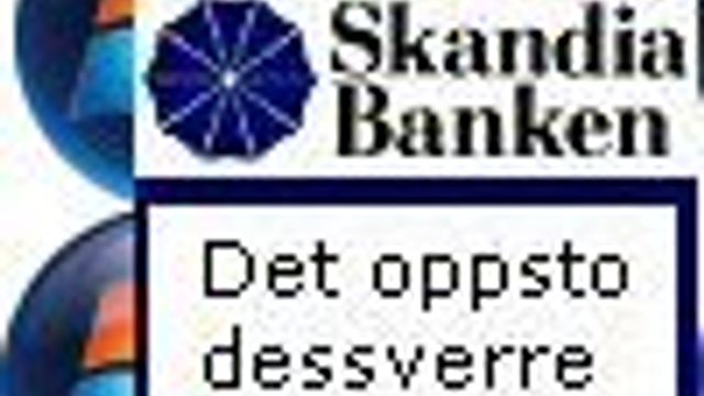 Skandiabanken sliter med IT-problemer