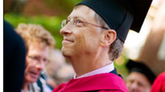 Gates fikk endelig sin Harvard-diplom