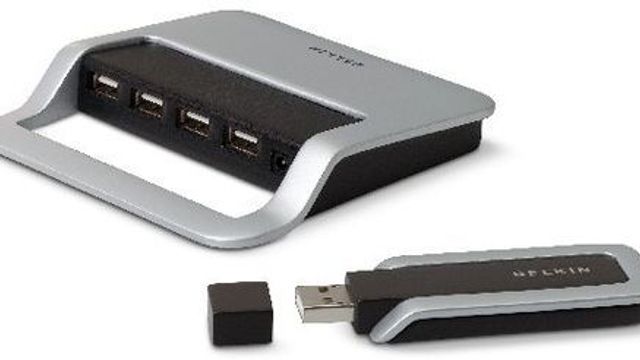 Belkin fikk til slutt fram trådløs USB