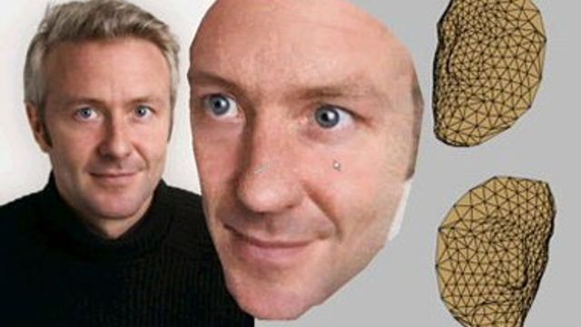 Lager 3D-modeller av ansikter fra foto
