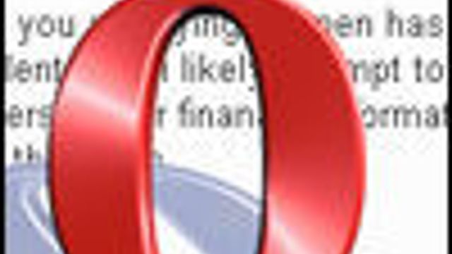 Oppdatert Opera med bedre antiphishing