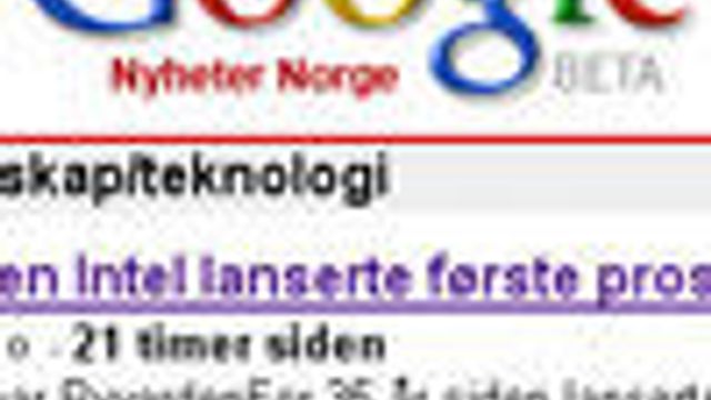 Google News omsider på norsk